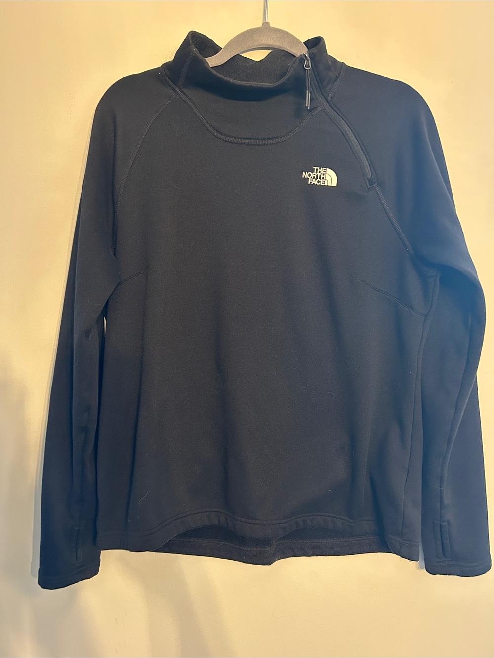 The North Face Black Quarter-Zip Turtleneck Pullover